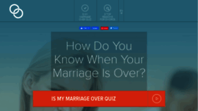 What Ismymarriageoverquiz.com website looked like in 2022 (1 year ago)