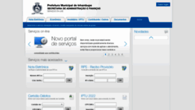 What Inhambupe.saatri.com.br website looked like in 2022 (2 years ago)