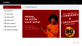 What Izilife.com.br website looked like in 2022 (1 year ago)