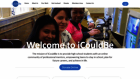 What Icouldbe.org website looked like in 2022 (1 year ago)