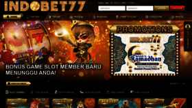 What Indobet77.com website looked like in 2022 (1 year ago)