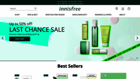 What Innisfree.com website looked like in 2022 (1 year ago)