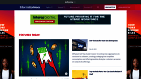 What Informationweek.com website looked like in 2022 (1 year ago)