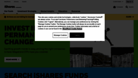 What Ishares.com website looked like in 2022 (1 year ago)