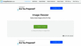 What Imageresizer.com website looked like in 2022 (1 year ago)