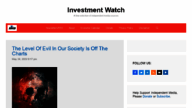 What Investmentwatchblog.com website looked like in 2022 (1 year ago)