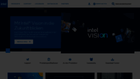 What Intel.de website looked like in 2022 (1 year ago)