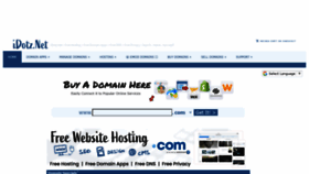 What Idotz.net website looked like in 2022 (3 years ago)