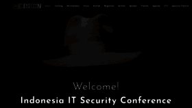What Idsecconf.org website looked like in 2022 (1 year ago)