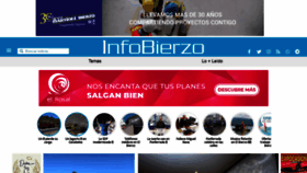 What Infobierzo.com website looked like in 2022 (1 year ago)