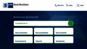 What Ihk-nordwestfalen.de website looked like in 2022 (1 year ago)