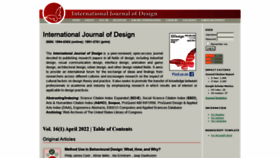 What Ijdesign.org website looked like in 2022 (1 year ago)