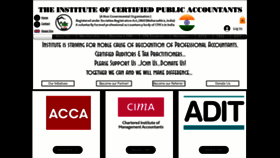What Icpaindia.org website looked like in 2022 (1 year ago)