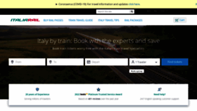 What Italiarail.com website looked like in 2022 (1 year ago)