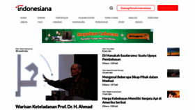 What Indonesiana.id website looked like in 2022 (1 year ago)