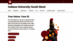 What Iusb.edu website looked like in 2022 (3 years ago)