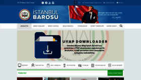What Istanbulbarosu.org.tr website looked like in 2022 (1 year ago)