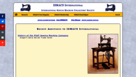 What Ismacs.net website looked like in 2022 (1 year ago)