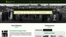 What Irishnewsarchive.com website looked like in 2022 (1 year ago)