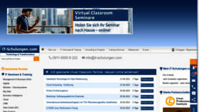 What It-schulungen.com website looked like in 2022 (1 year ago)