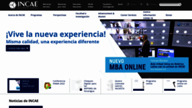 What Incae.edu website looked like in 2022 (3 years ago)