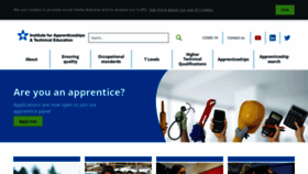 What Instituteforapprenticeships.org website looked like in 2022 (1 year ago)