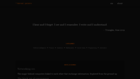What Internalpointers.com website looked like in 2022 (1 year ago)