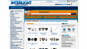 What Interlightus.com website looked like in 2022 (1 year ago)