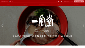 What Ippudo-us.com website looked like in 2022 (1 year ago)