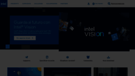 What Intel.it website looked like in 2022 (1 year ago)