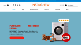 What Instachew.com website looked like in 2022 (1 year ago)