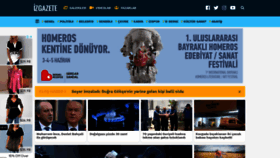 What Izgazete.net website looked like in 2022 (1 year ago)