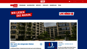What Inforadio.de website looked like in 2022 (1 year ago)