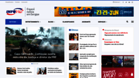 What Infonet.com.br website looked like in 2022 (1 year ago)