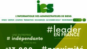 What Ics.fr website looked like in 2022 (1 year ago)