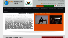 What Indiaworldwidetravel.com website looked like in 2022 (3 years ago)