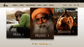 What Isha.sadhguru.org website looked like in 2022 (1 year ago)