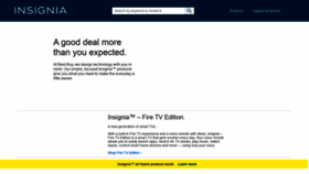 What Insigniaproducts.com website looked like in 2022 (1 year ago)