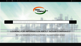What Indiancompany.info website looked like in 2022 (1 year ago)