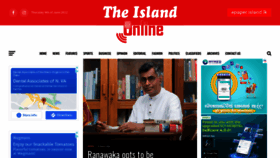 What Island.lk website looked like in 2022 (1 year ago)