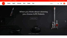 What Iliferobot.com website looked like in 2022 (1 year ago)