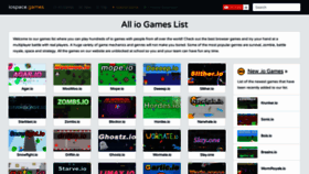 What Iospace.games website looked like in 2022 (1 year ago)