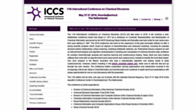 What Int-conf-chem-structures.org website looked like in 2022 (1 year ago)