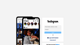 What Instagra.com website looked like in 2022 (1 year ago)