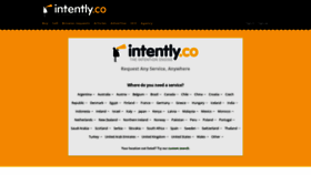 What Intently.co website looked like in 2022 (1 year ago)