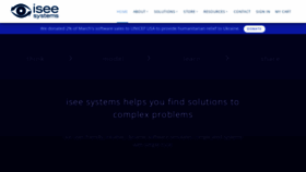 What Iseesystems.com website looked like in 2022 (1 year ago)