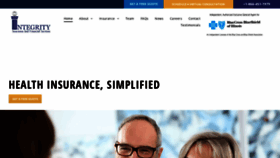 What Insurewithintegrity.com website looked like in 2022 (1 year ago)