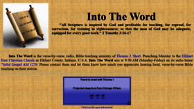 What Intotheword.net website looked like in 2022 (1 year ago)