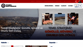 What Istanbul.pol.tr website looked like in 2022 (1 year ago)