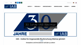 What Iab-weimar.de website looked like in 2022 (1 year ago)